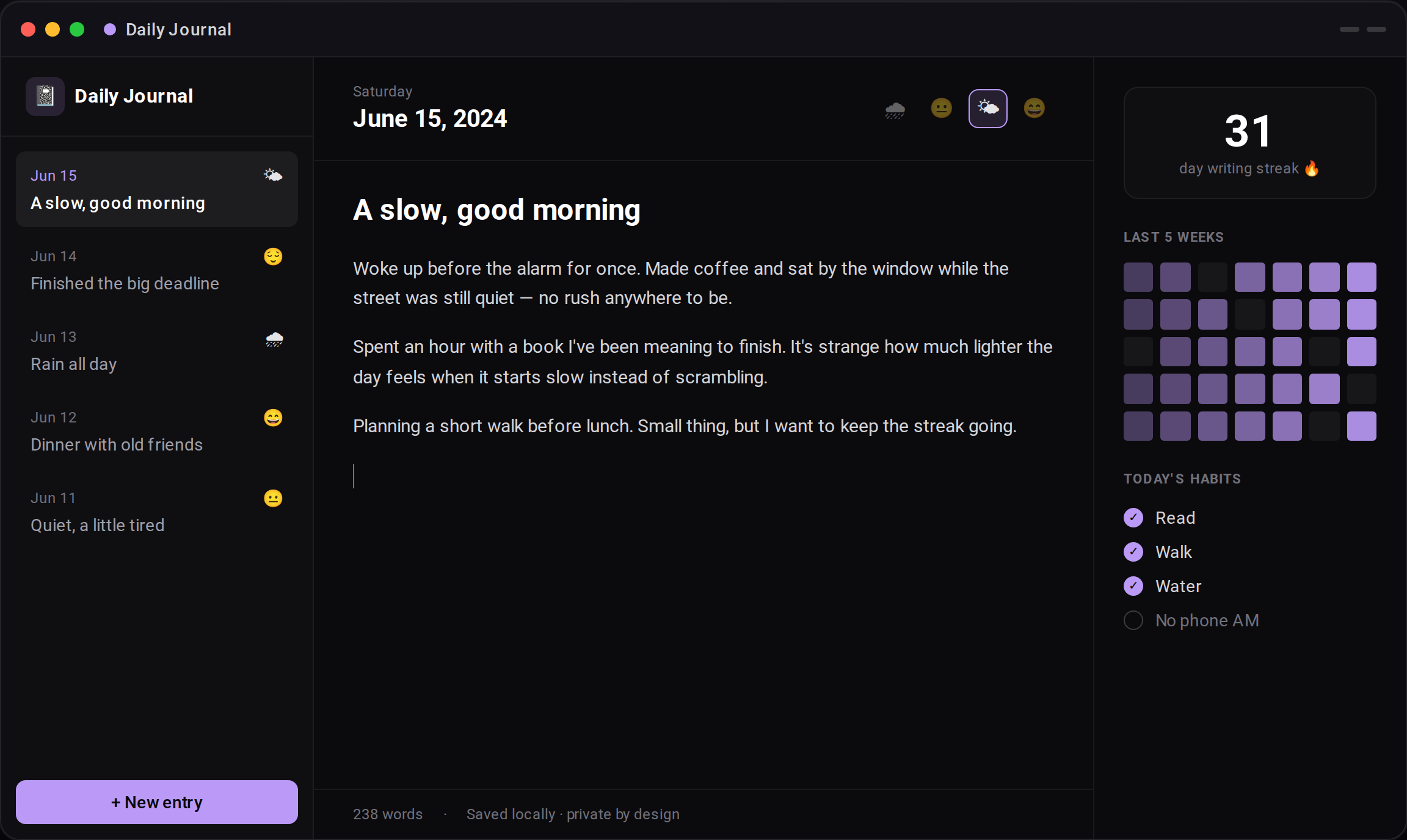 Daily Journal preview