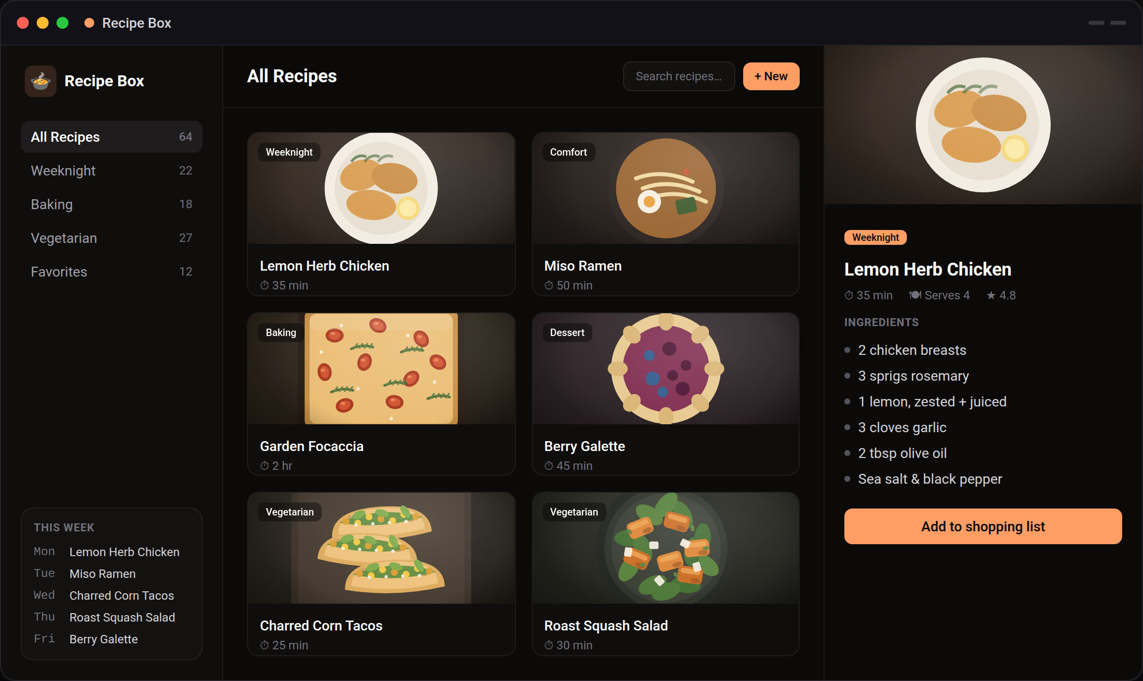 Recipe Box preview
